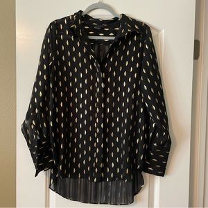 Topshop Sheer Button-down Shirt